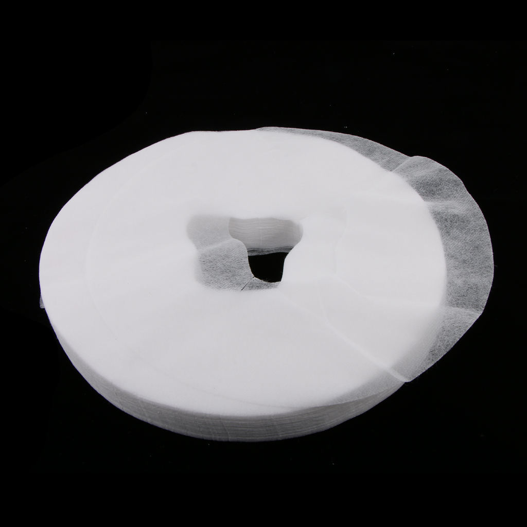 100x Non Woven Disposable Massage Table Bed Cradle Cover White