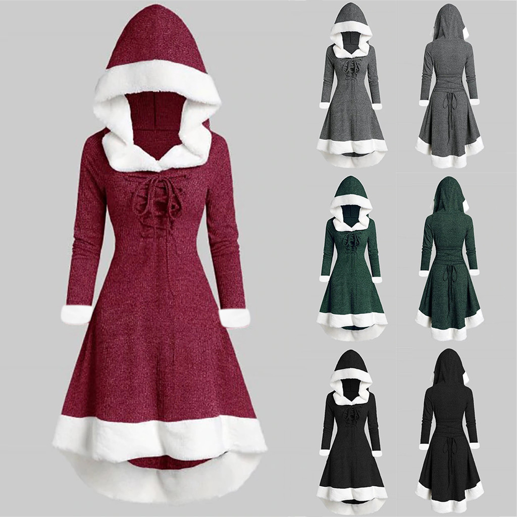 Inverno vestidos de natal das mulheres do