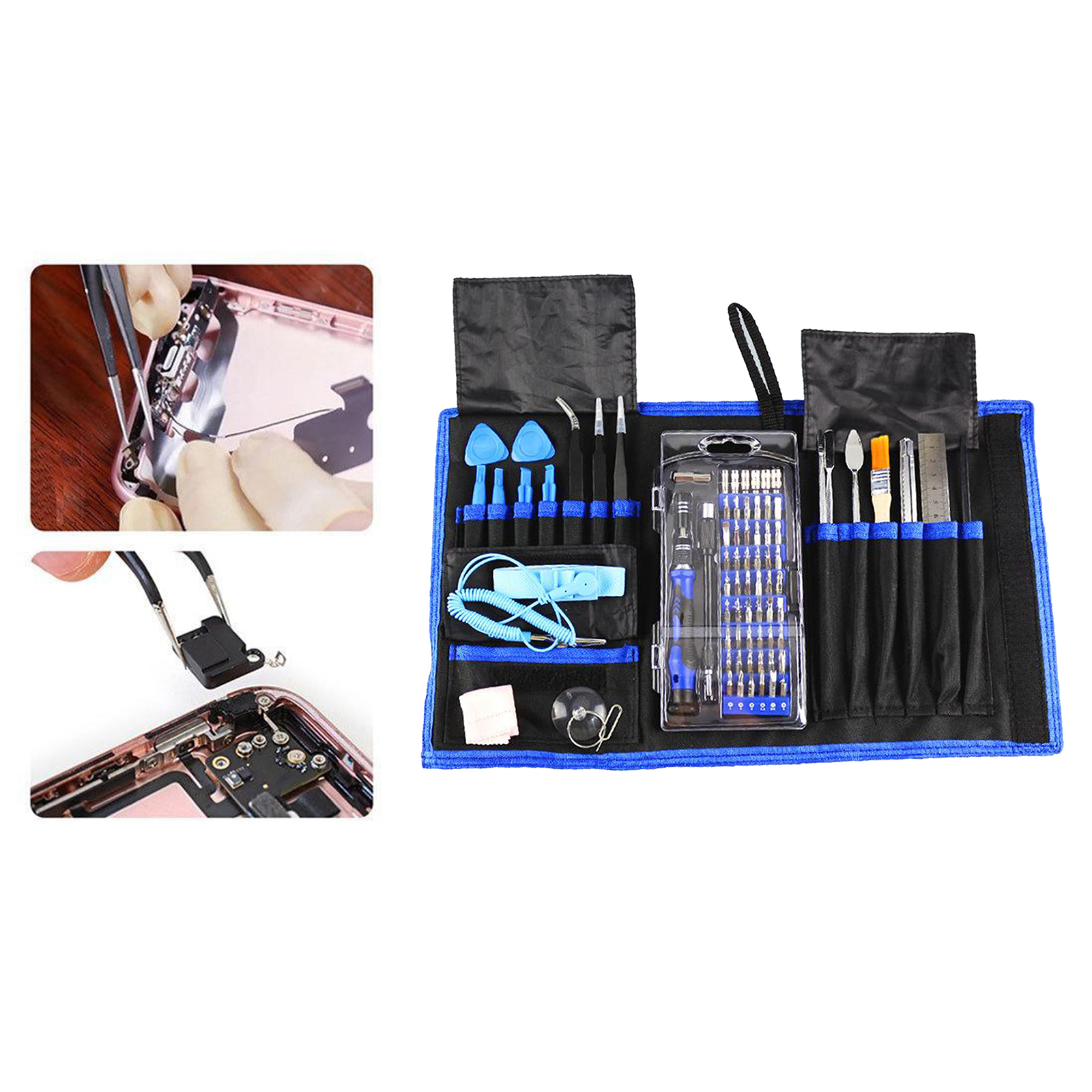 80 in 1 Precision Set Repair Tool Kit Screwdriver Set Professional with Bag for Cell Phone Smartphones  iPad Watch Tablet PC