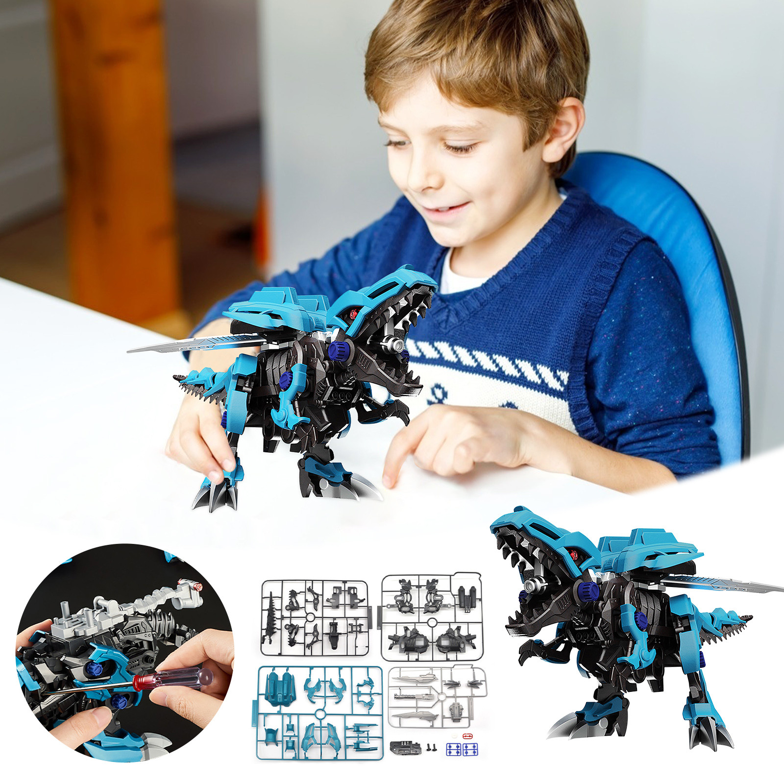 Jogo de Construção de Fósseis de Dinossauros para Crianças Blocos de Dinossauro Brinquedos para 6 + Brinquedos Criança Pensamento Criativo Educacional Caule para 6 + Kit 1 High Quality Brinquedos e hobbies