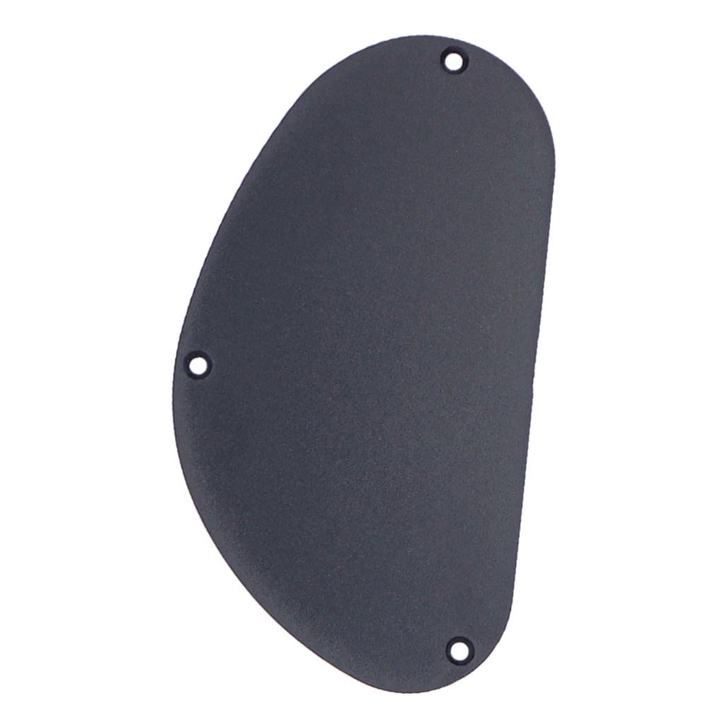 Guitar Cavity Cover Backplate for Guitar Bass Replacement Black Durable 155mm
