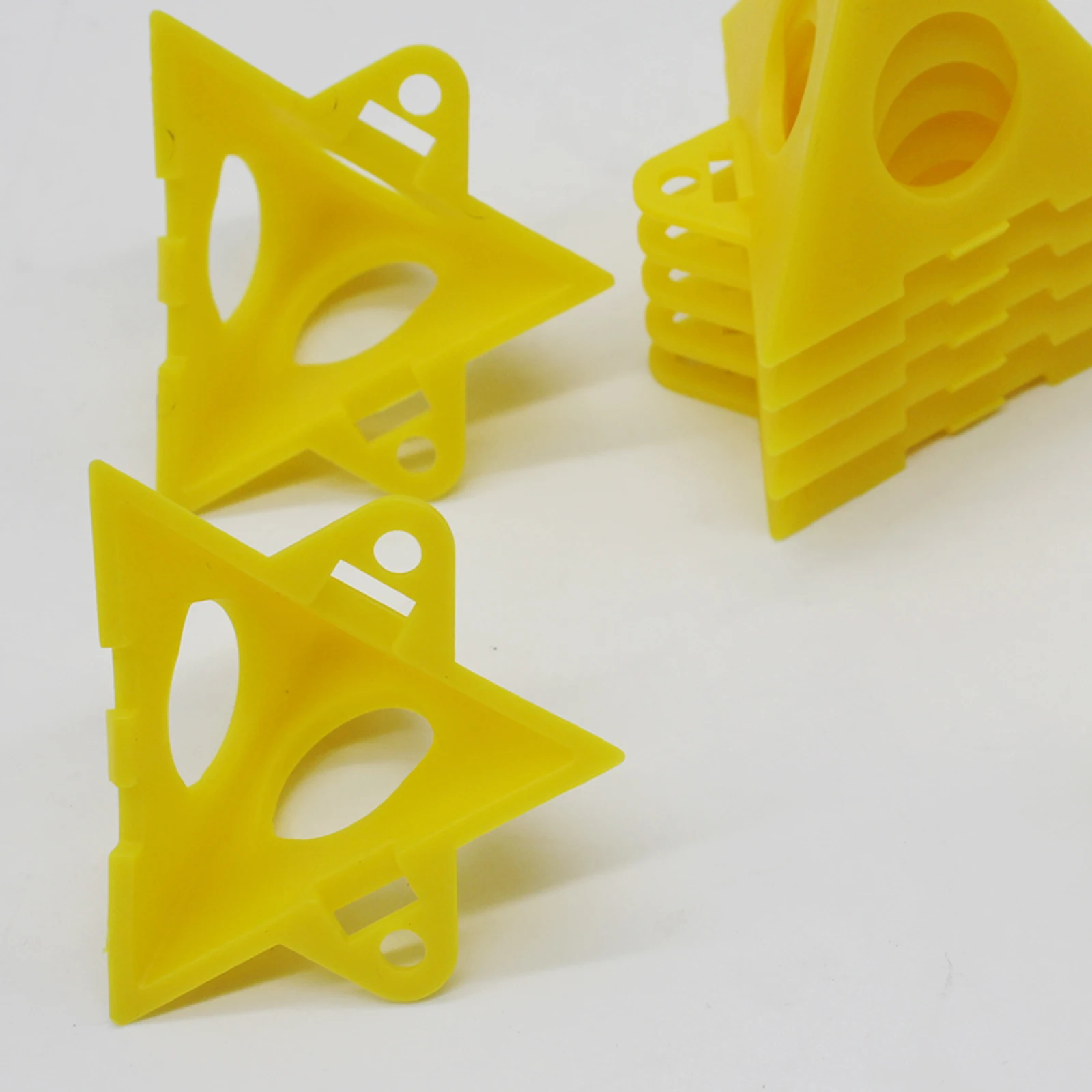 10 Pcs Cabinet Door Risers Acrylic Pouring Paint Canvas Support Stands Yellow, No Mess