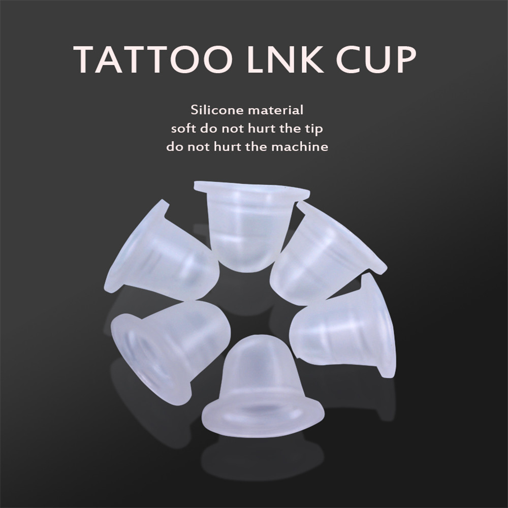 Best of 50PCS Soft Microblading Tattoo Ink Cup Cap Pigment Silicone Holder Container For Needle Tattoo Accessory Supply Reviews & Tips