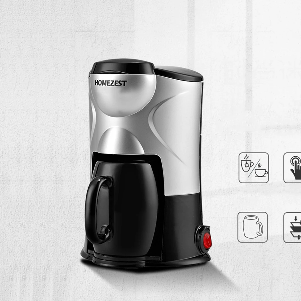 Portable Single K Cup Electric Coffee Maker, American Drip Coffee Maker, Tea Machine, Home, Office, Personal Use
