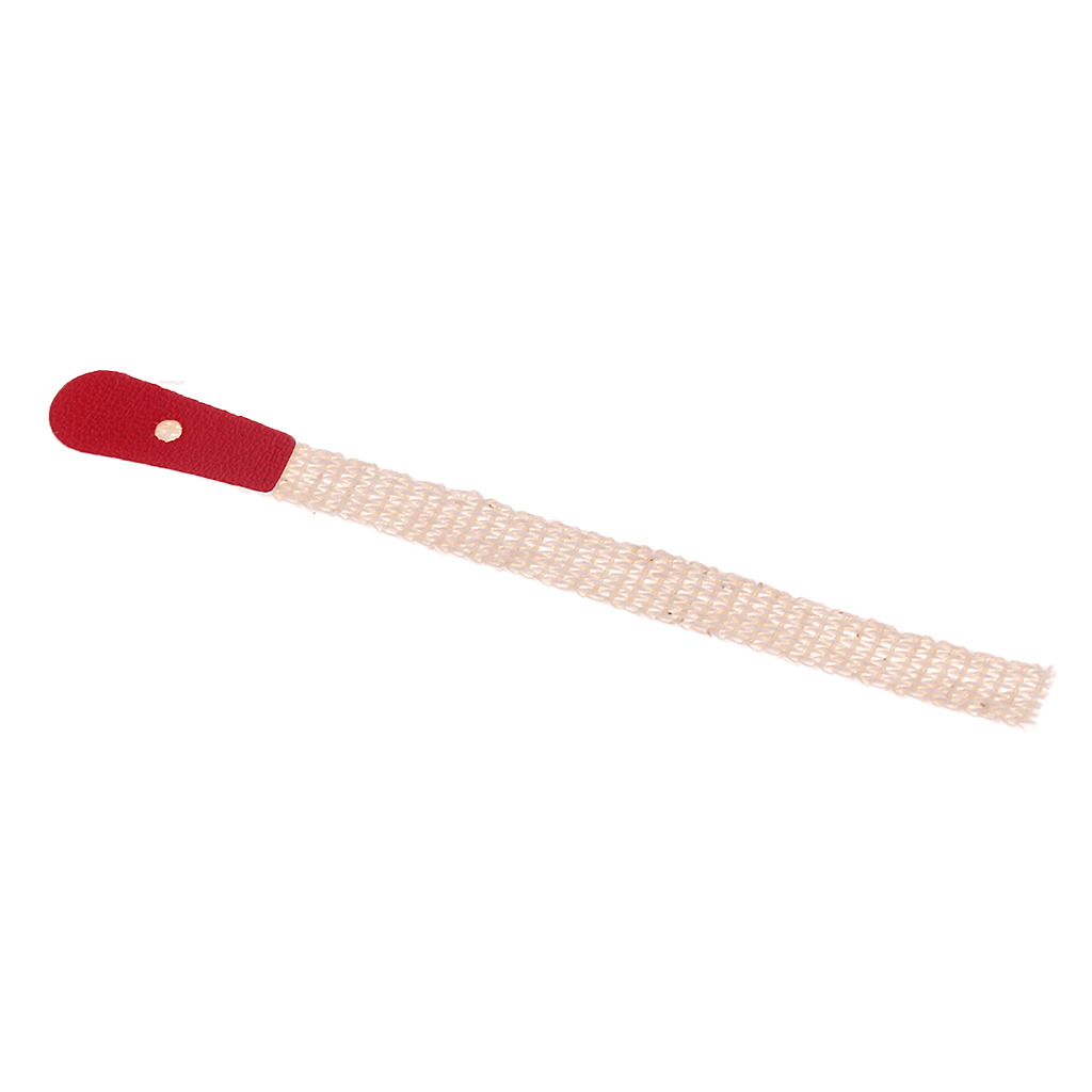 1 Pack Piano Braid Bridle Straps Piano Tuning Tool for Pianist DIY Kits Red Beige