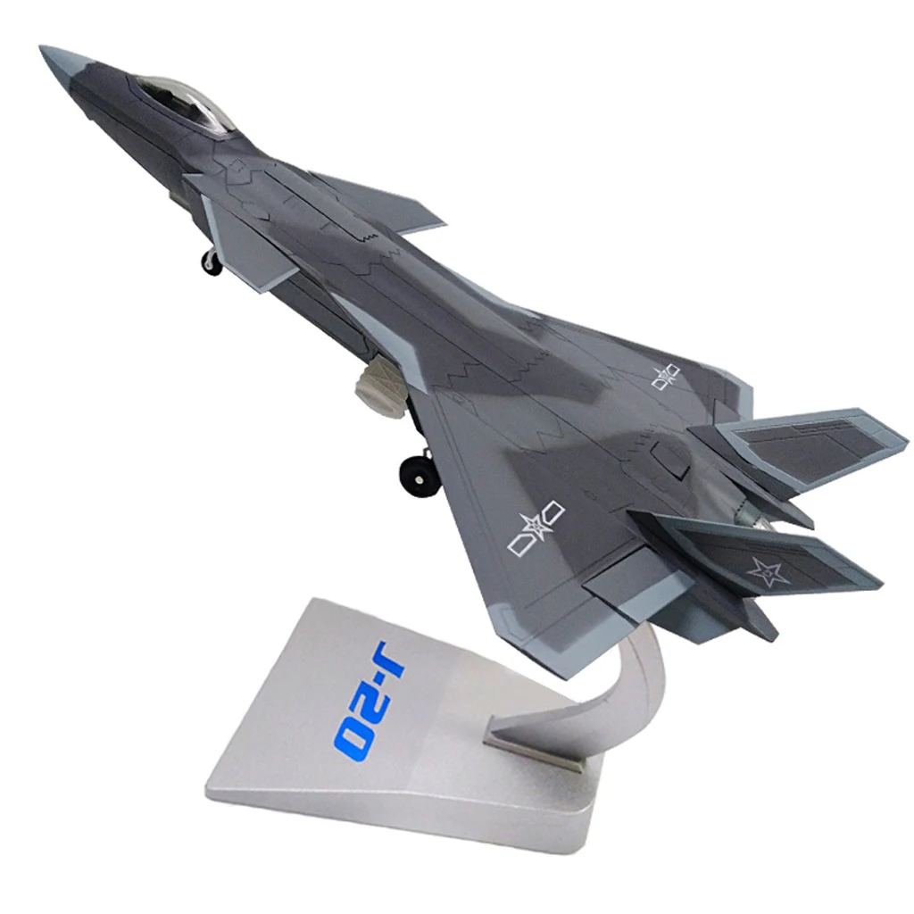 1/72 Scale Metal J20 Fighter Aircraft Static Airplane Model Gift Jet Plane