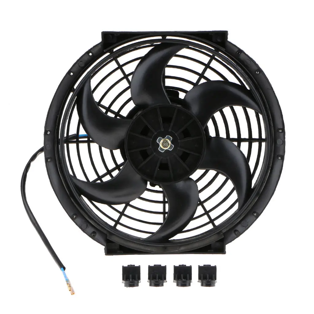 Car Truck Trailer 10 Inch 6  12V 80W Electric Radiator Cooling Fans