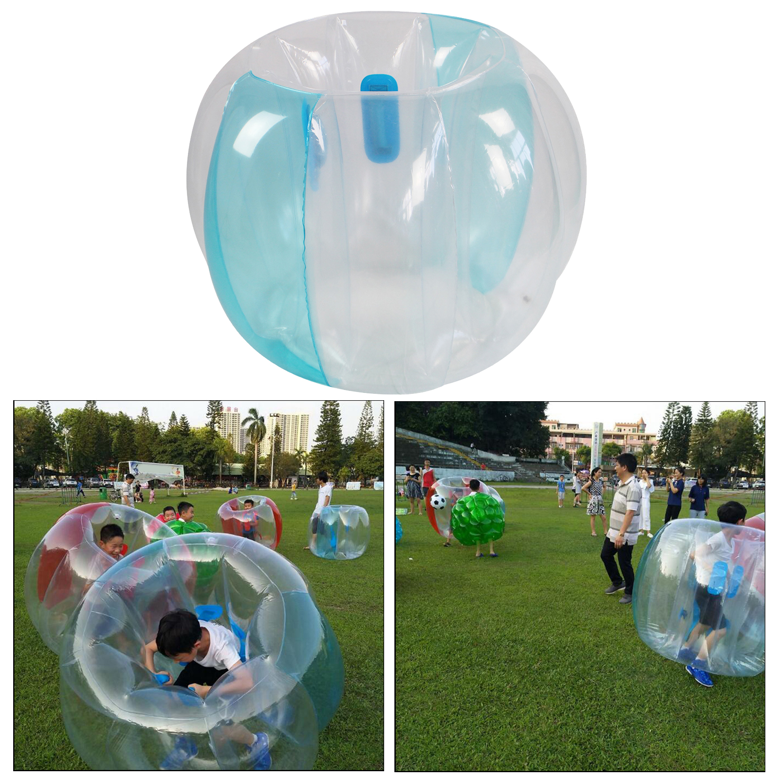 Kids Adult Inflatable  Bumper Bounce Ball Sumo Body Suits Fun Game Toy