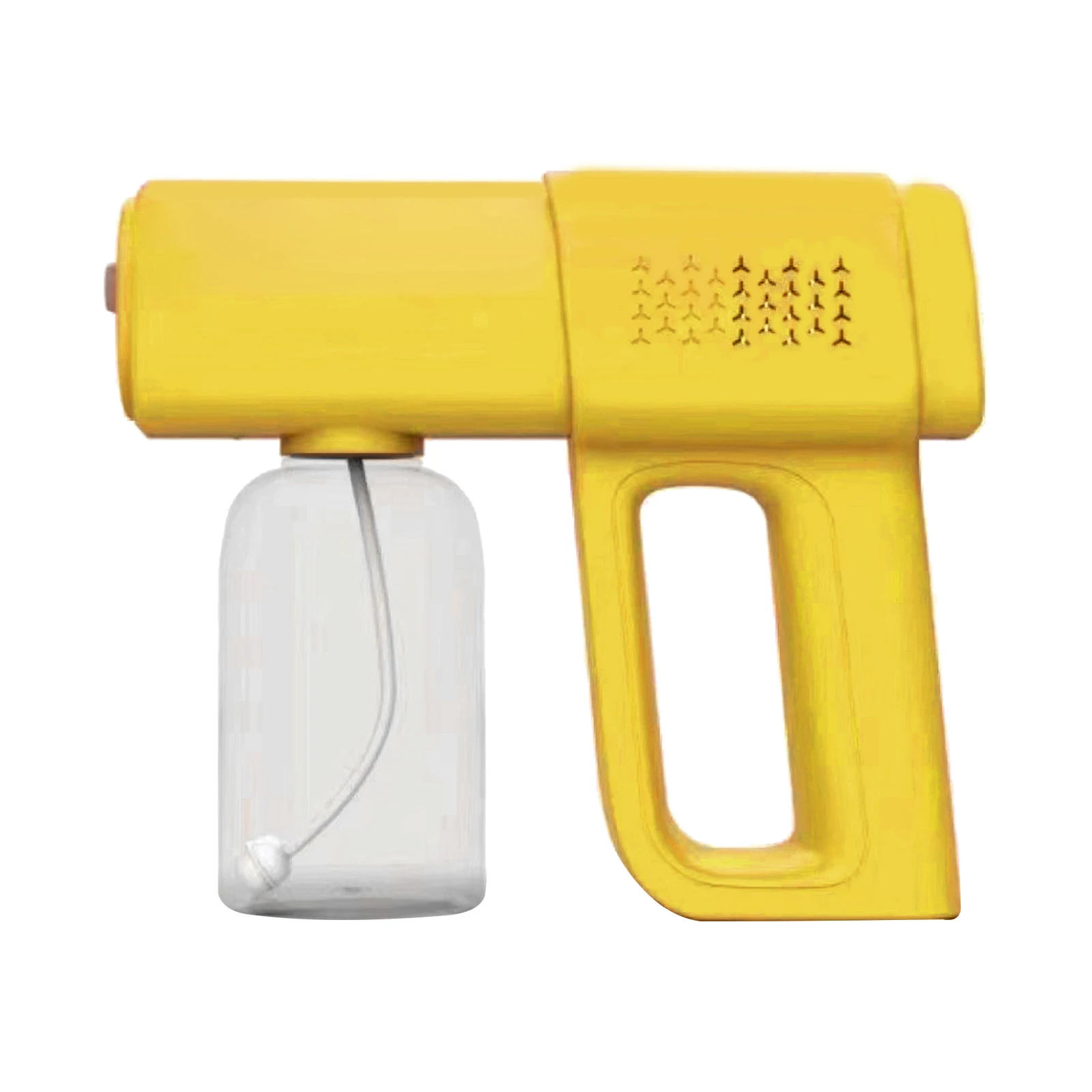 Portable Cordless Handheld USB Sanitizer Sprayer 380ml Fogger Mister, Rechargeable 3200mAh Yellow