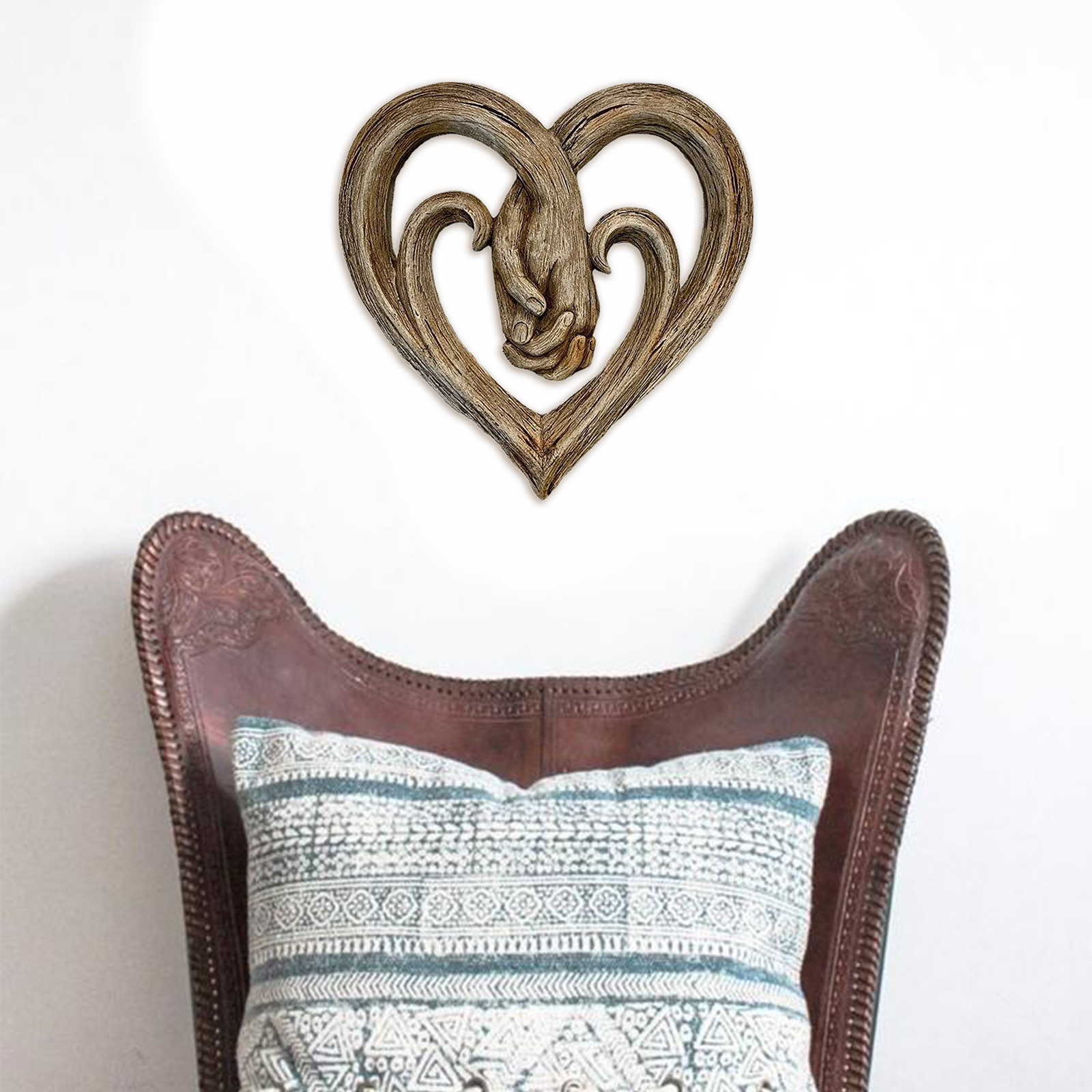 12Inch Wooden Wall Art Home Decor, Wooden Wall Sculpture for Wall Hanging Decor Art Home Decoration