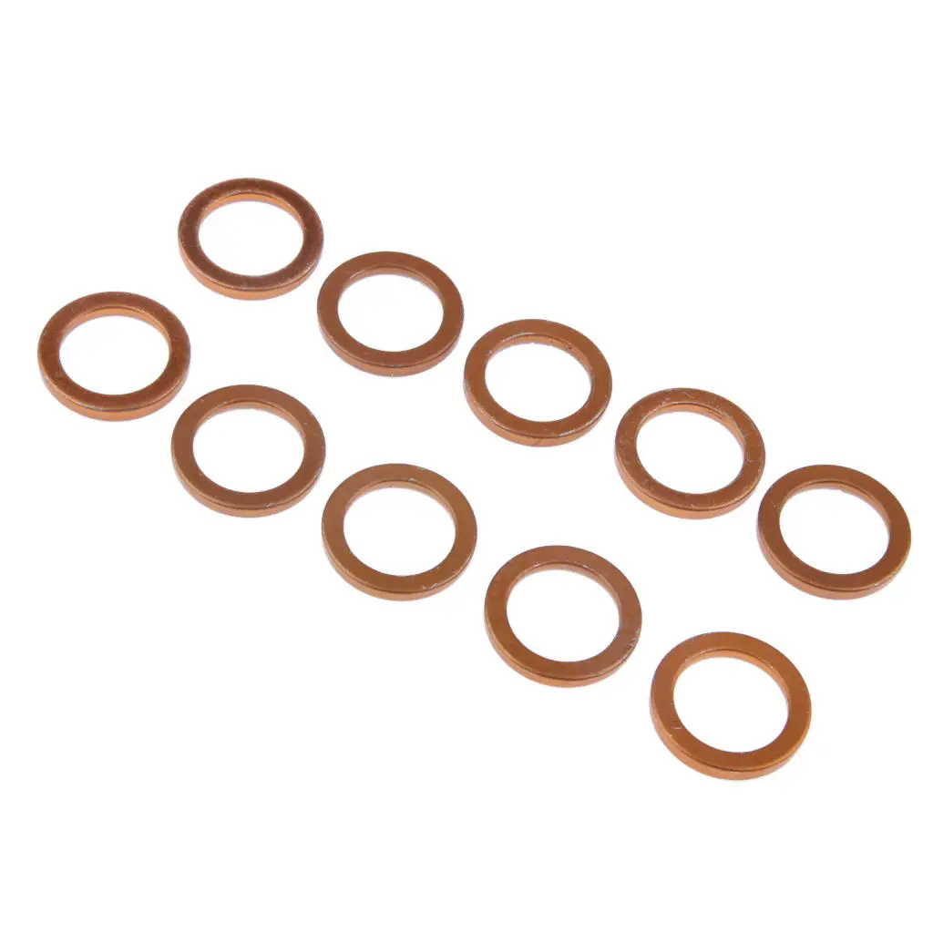 10x Exhaust Muffler Pipe Gaskets For 49 50 110 150cc Gy6 Moped Scooter ATV