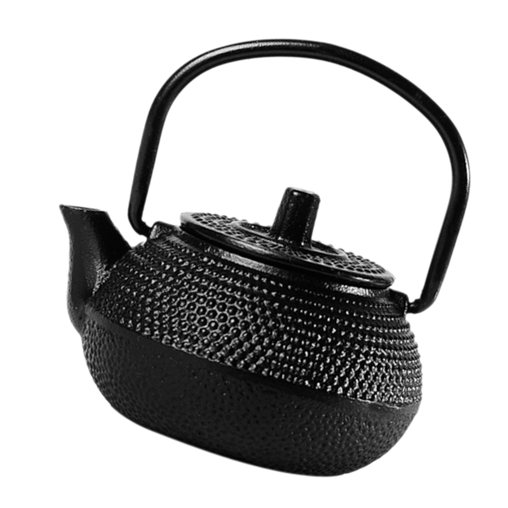 Mini Type Cast Iron Tea Kettle Teapot 50ml Great Gift or Tabletop Decor