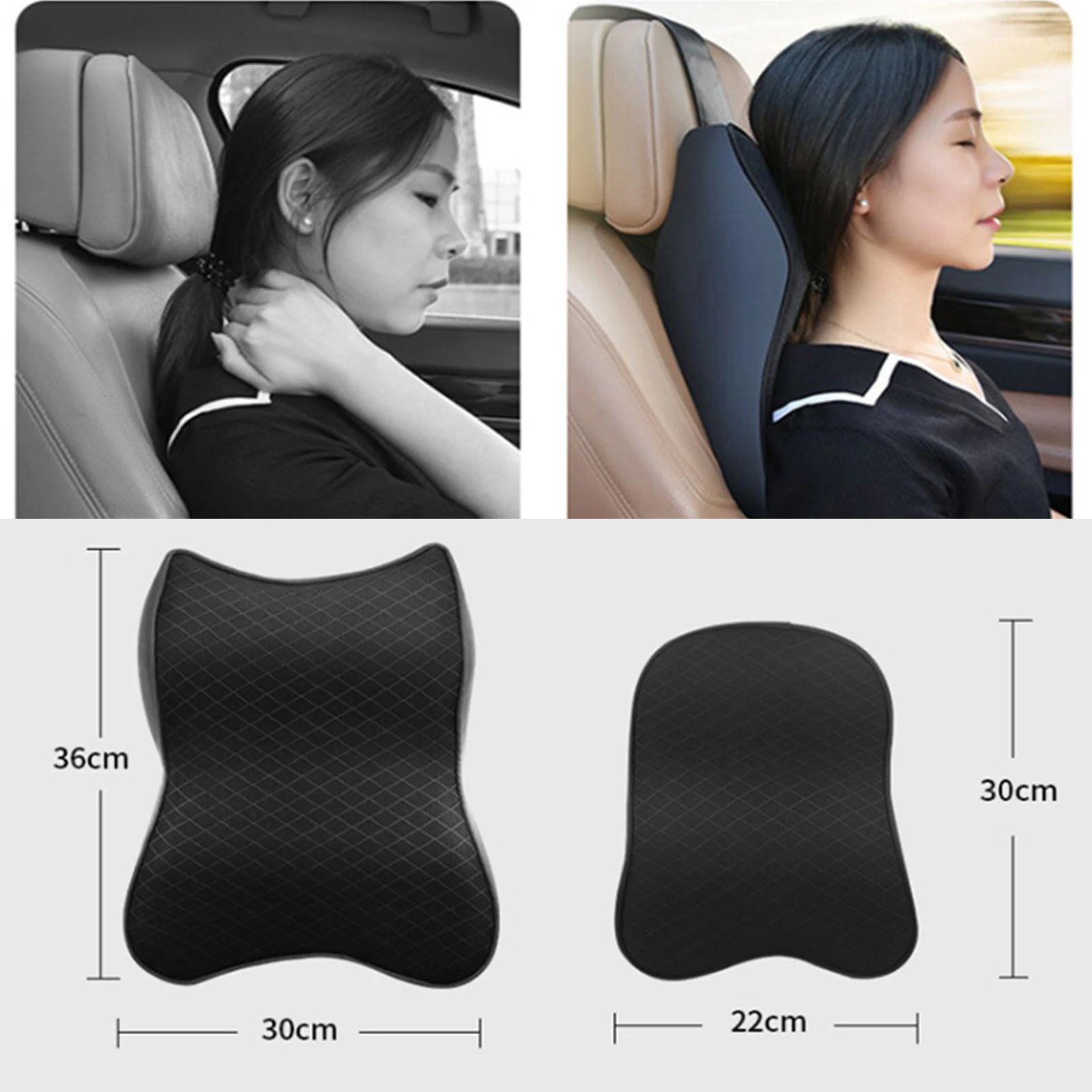 Car Neck Cushion for Driving Neck Pillow Headrest Cushion 3D Memory Foam Car Neck Cushion