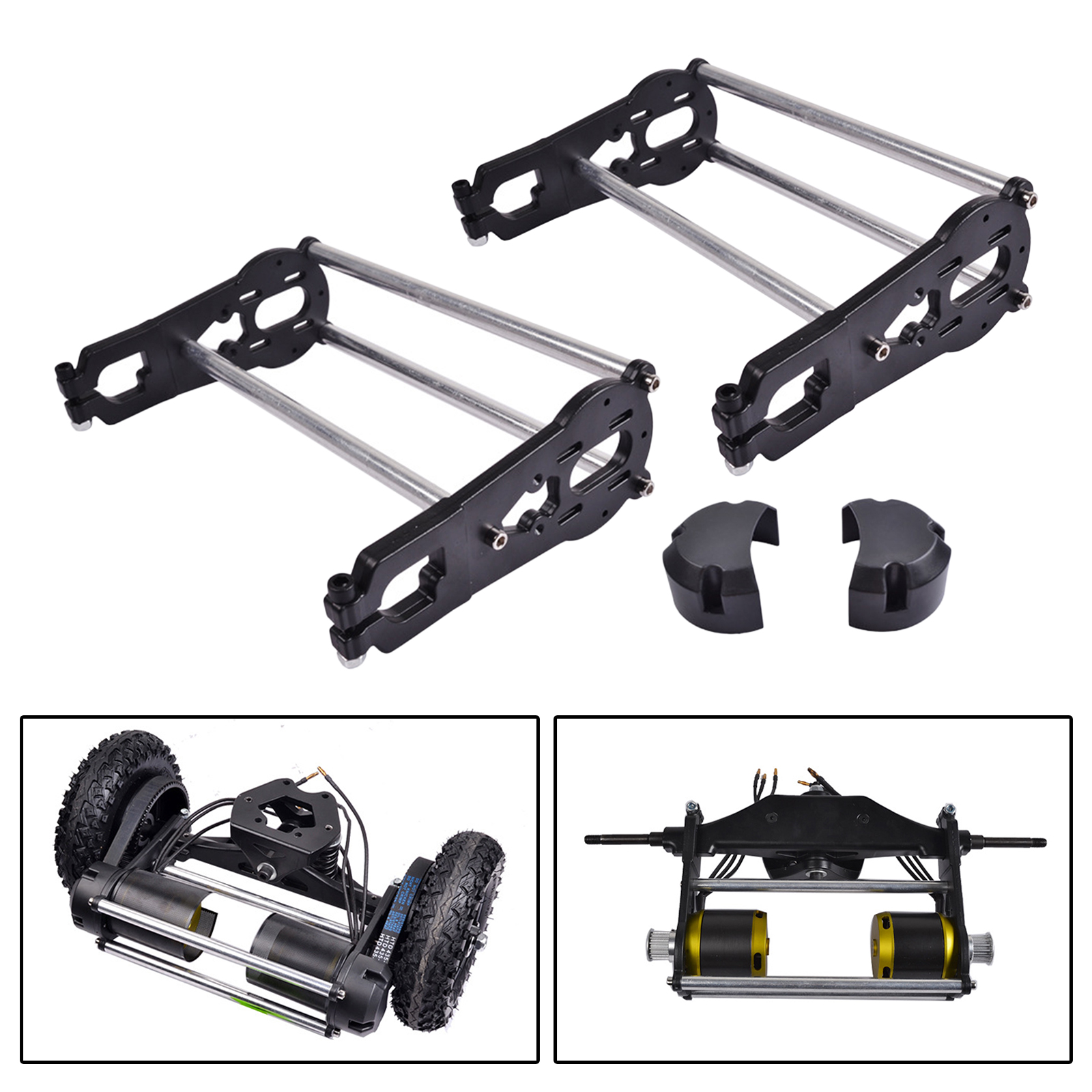 Skateboard Motor Mount Truck Bracket Fixing Rack with Protective Cover