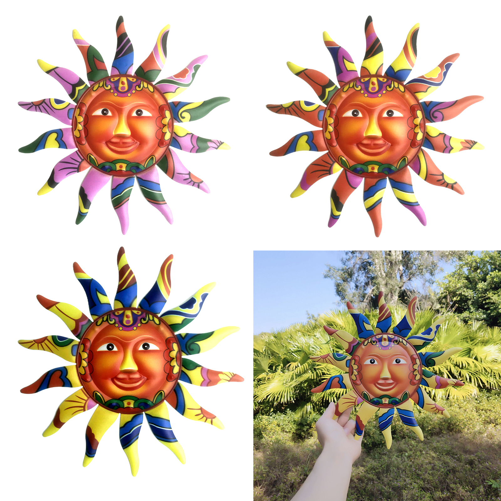 3D Wall Art Decor Patio Door Indoor Outdoor Hanging Wall Sculpture Statue