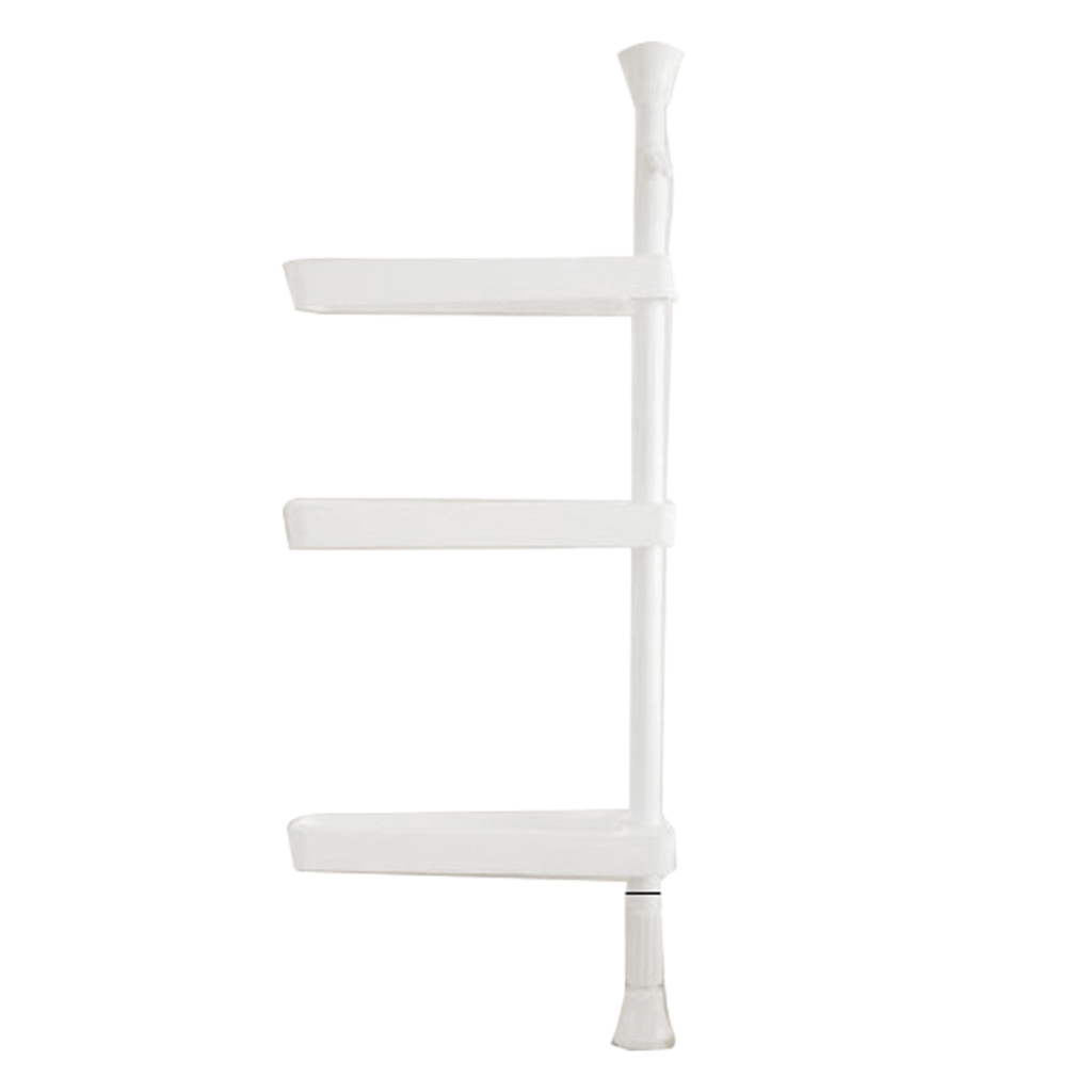 Plastic Kitchen Spice Storage Shelf Non-Skid Rack Home Spice Rack 68~100cm