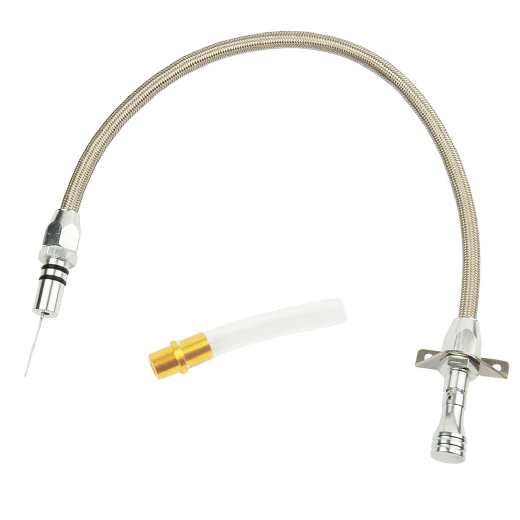 TH400 Flexible Stainless Transmission Dipstick For Chevy TH-400 Turbo SBC