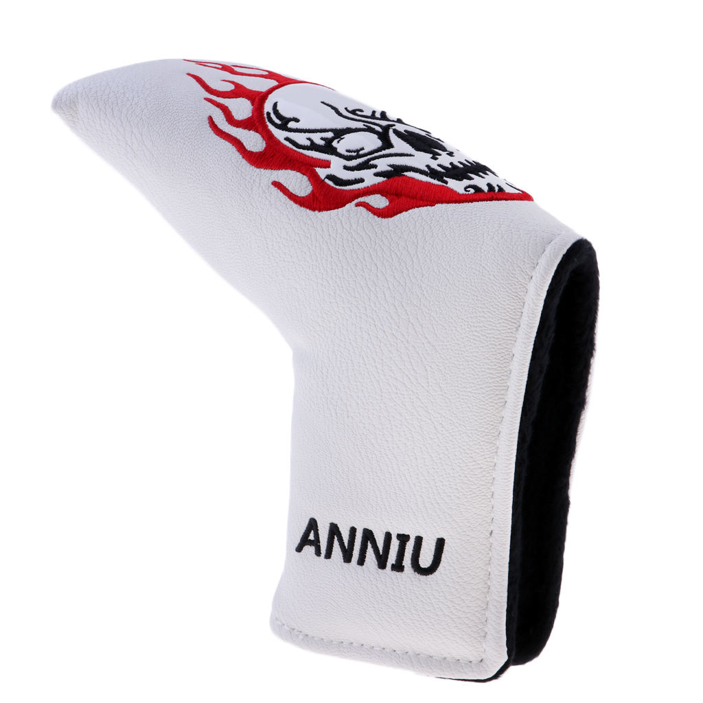 Skull Sticker Golf Putter Club Head Cover Headcover Full Protection for Scotty  