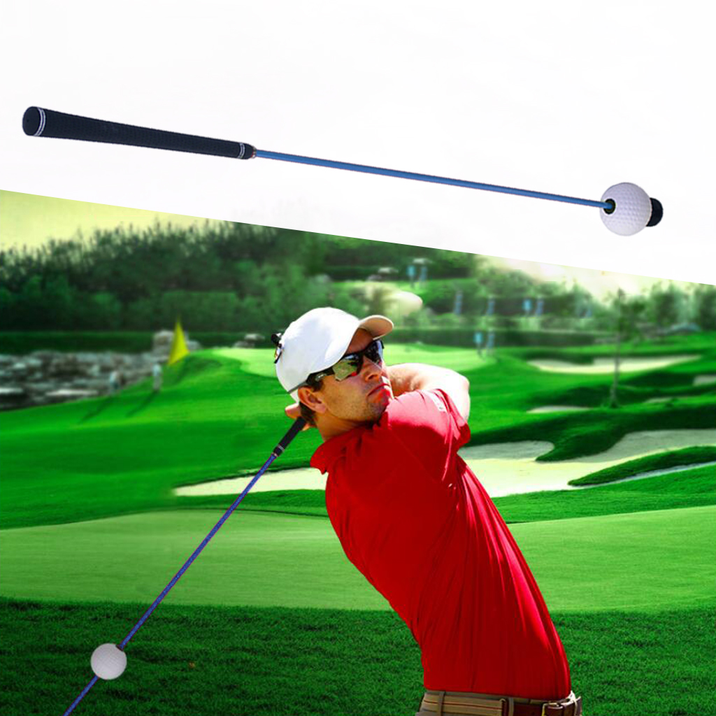 100cm Golf Practice Swing Aid Tool Beginners Auxiliary Training Equipment Swing Exercise Stick Indoor Outdoor Golf Equipment
