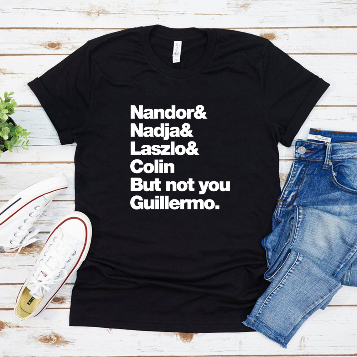 não você guillermo camisa gráfica engraçado camisetas