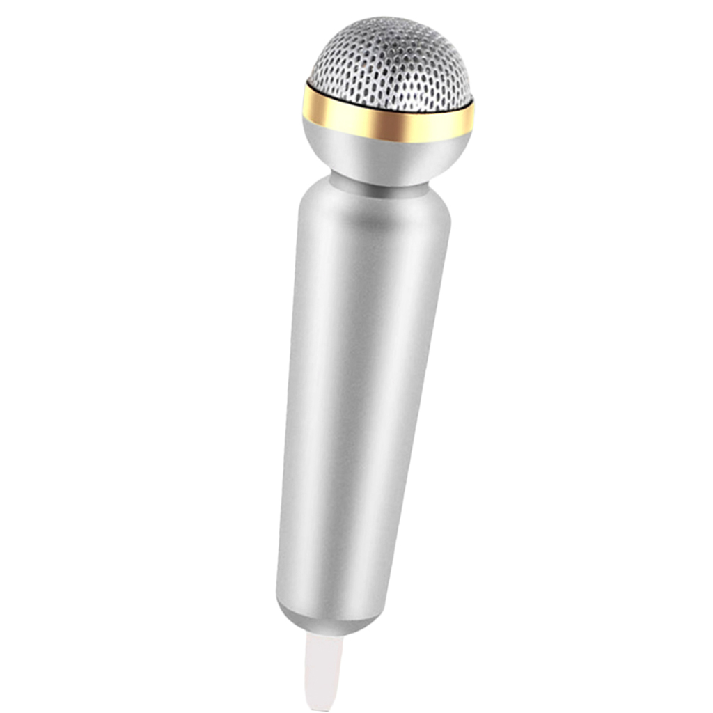 Mini Portable Microphone Phone Laptop Mic Wired for Chatting Voice Recording