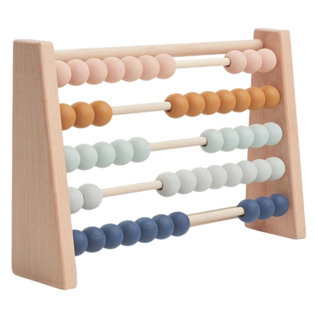 Colorful Abacus Math Learn Toy Kids Counting Early Educational Preschool