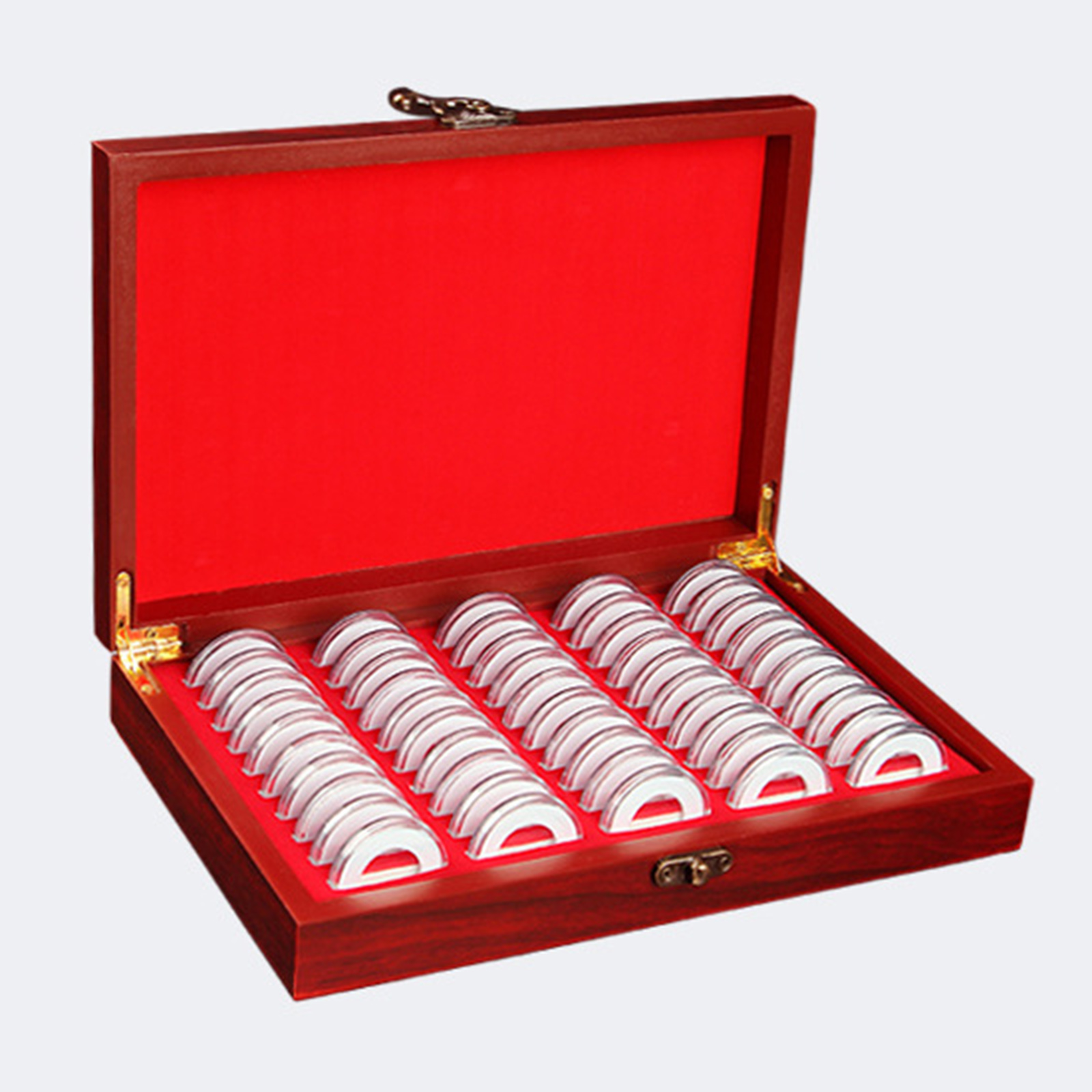 Coin Holder50 Pieces Collection Collection Box Decorative Display Case for Coins / Medals 20/25/27/30MM