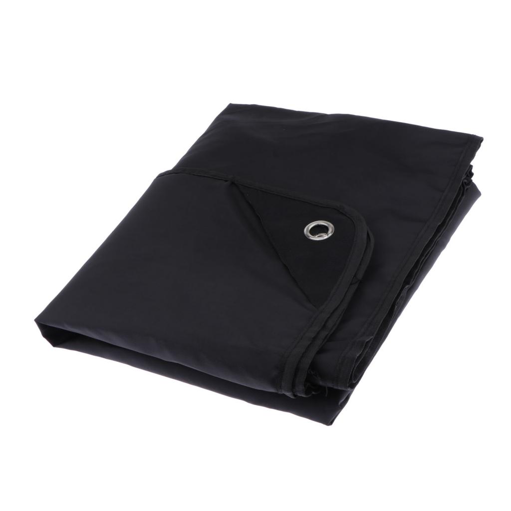 Drum Set Dust Cover - 79 x 98 Inches, Black Drum Set Parts Accessories