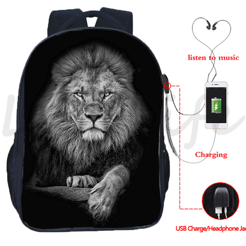 cavalo mochila carregamento usb personalizado 3d impressão