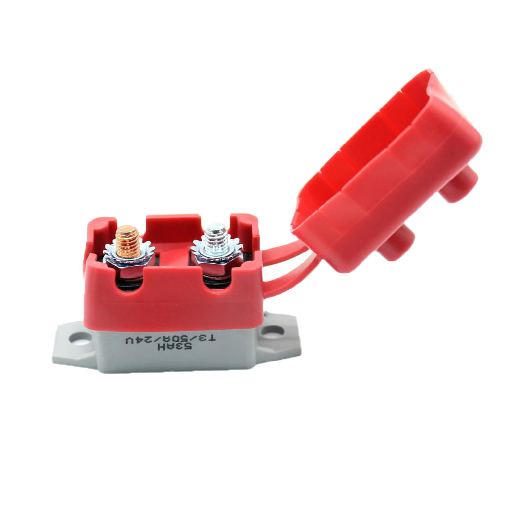 Waterproof 50A Circuit Breaker With Bolt Replacement Fuse Holder