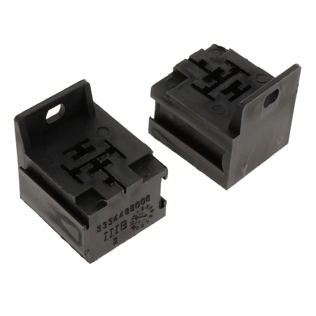 Automotive Relay Base Holder Box for 5 Pin Relays -10x 6.3mm Terminals