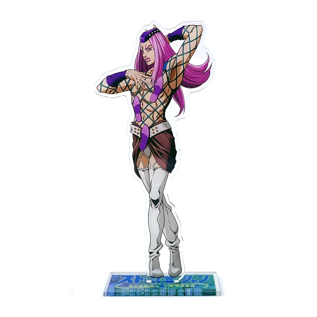 JoJo's Bizarro Aventura Figura Modelo Titular Placa, Pedra Oceano Jolyne  Kujo Jotaro Casal HM, Anime Decorações de Bolo - AliExpress