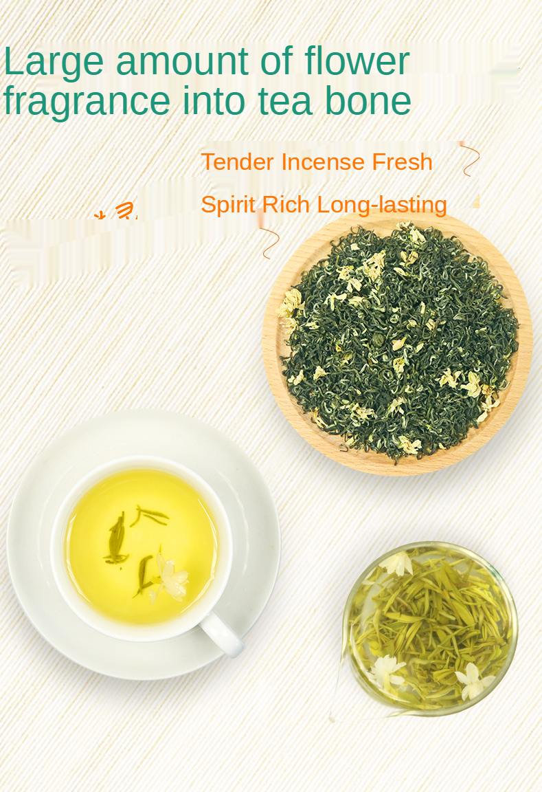 300g de chá de jasmine, chá perfumado