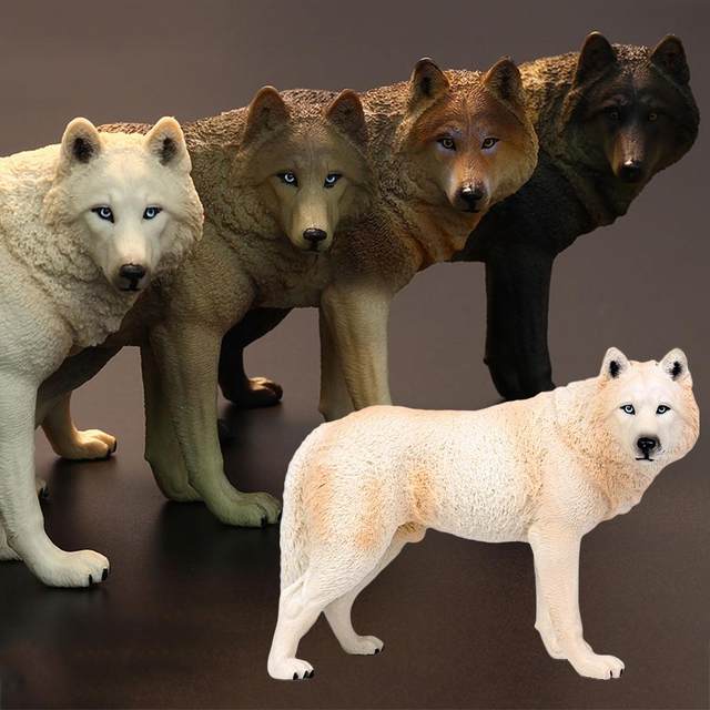 Figurines Goldie et ours en PVC, 9 pièces, modèles, trois petits cochons,  grand loup, petit chaperon rouge, jouet figurines d'action - AliExpress