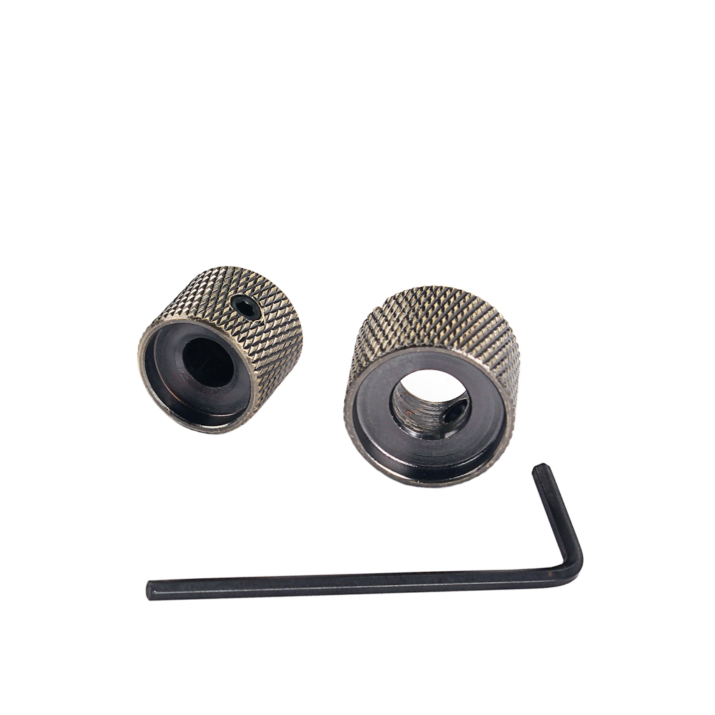 Electric Guitar Tone Volume Control Knobs Buttons Double Layer Tunning Knob