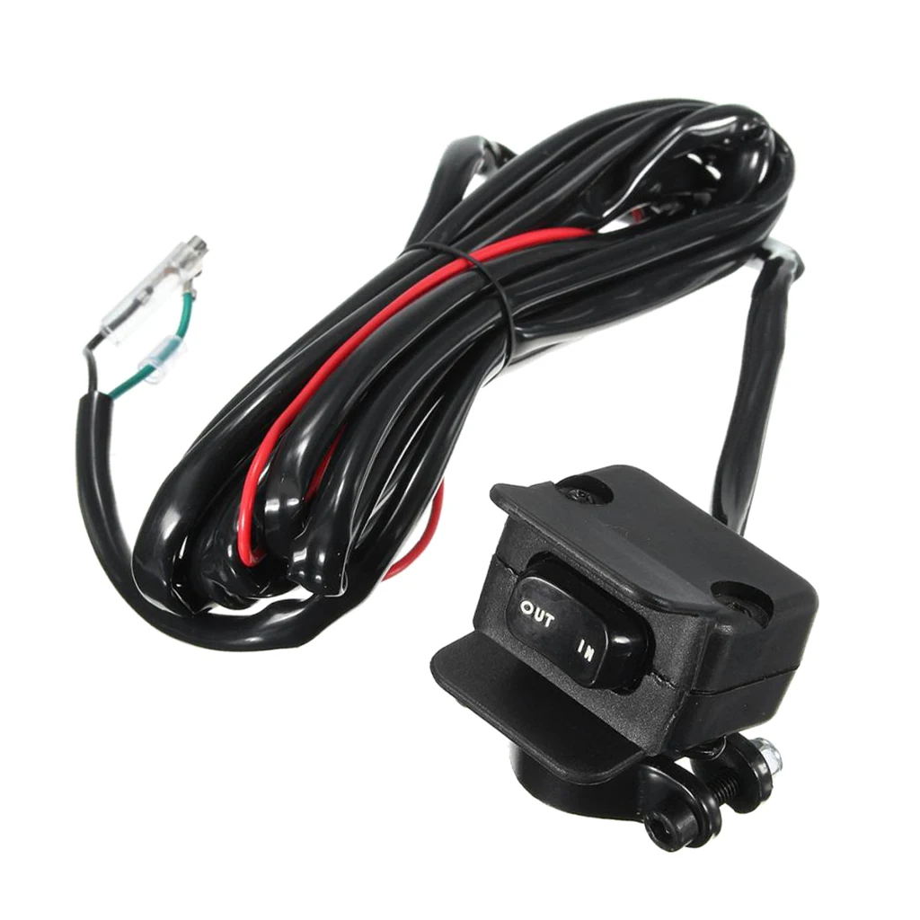 High Quality 3 Meters 12V Winch Rocker Switch Control Line  Kit  Full Sealed Long Life Service