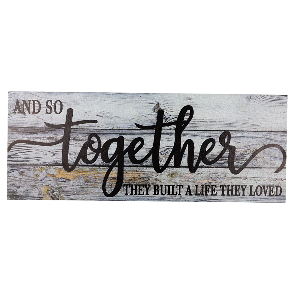 Wooden Wall Sign Rustic Livingroom Hotel Hanging Decoration Bar Wall Arts