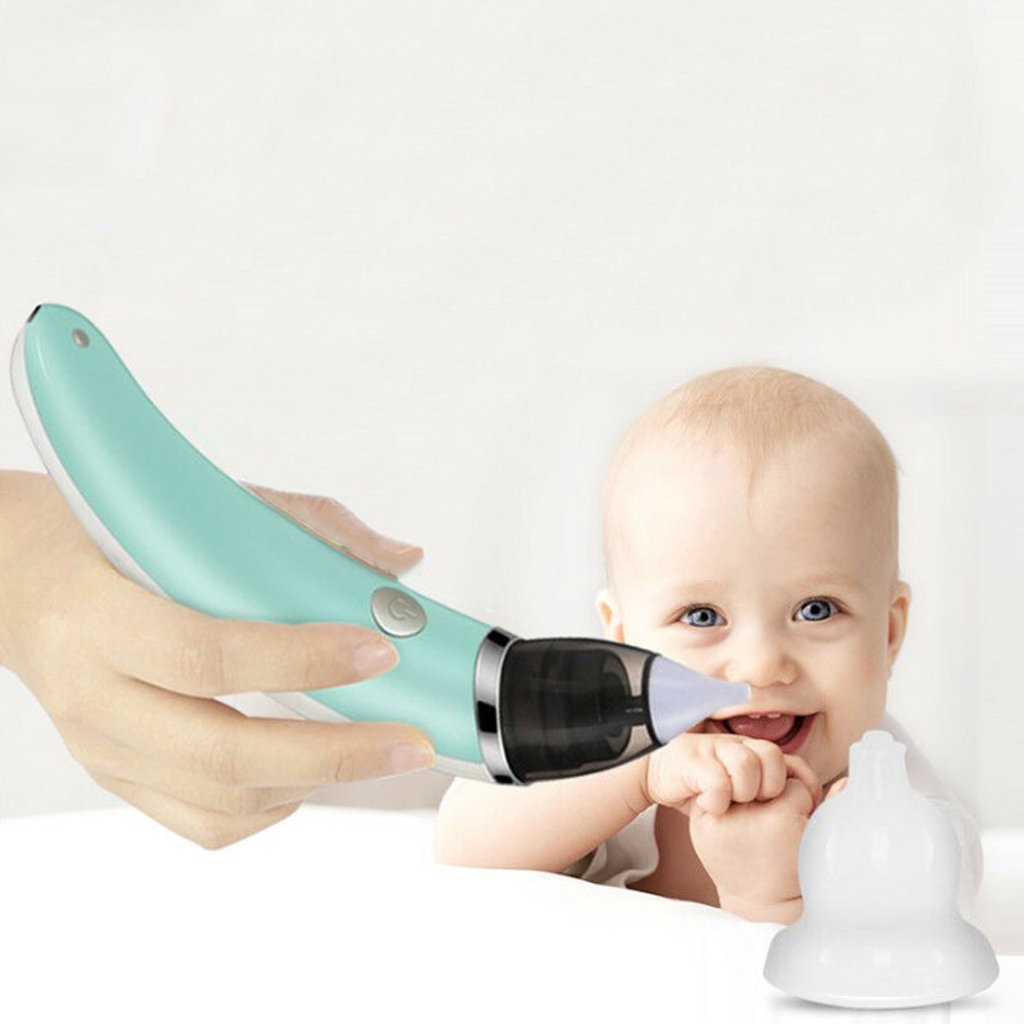 Electric Baby Kid Silicone Nasal Aspirator Nose Mucus Snot Cleaner