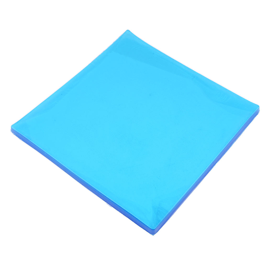 Motorcycle Seat Gel Pad Blue Shock Absorption Mats Cushion Seating 25x25x1cm