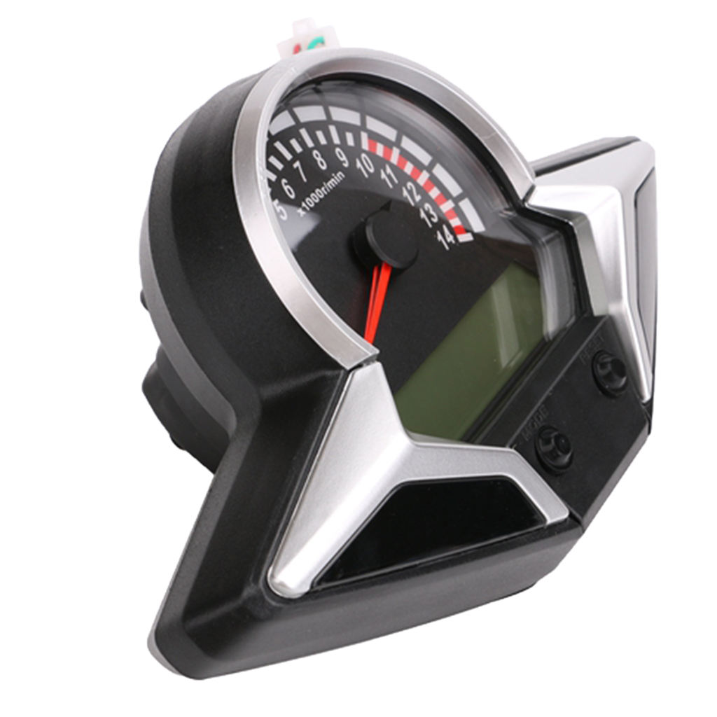 Motorcycle Universal Backlit Tachometer Speedometer Odometer Speed Fuel Gauge LED Backlight Neutral for Honda CBR250R CBR 250