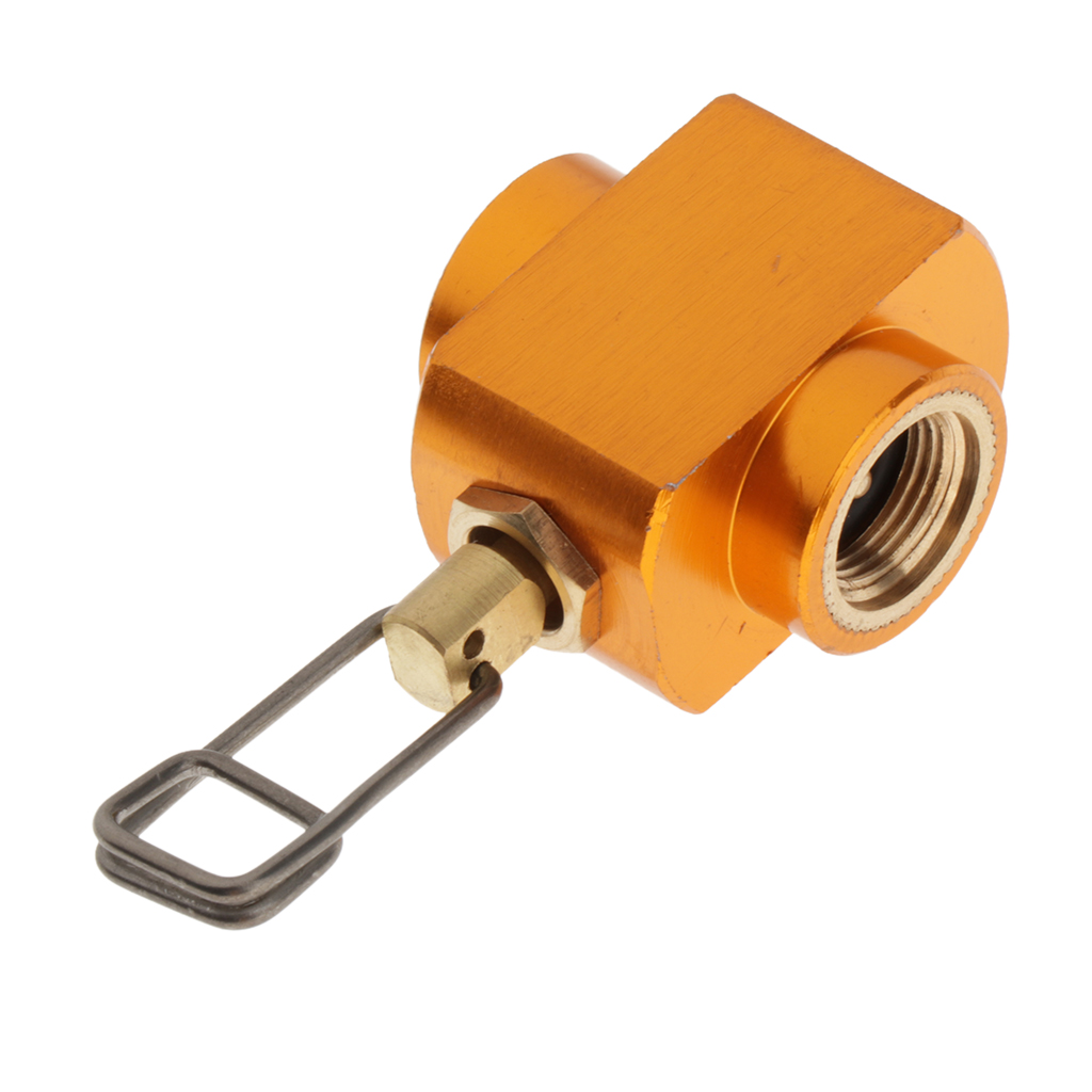 Camping Stove Adapter Propane Small Tank Valve Outdoor Cylinder Canister Adapter for Camping Hiking Backpacking Fishing Stoves