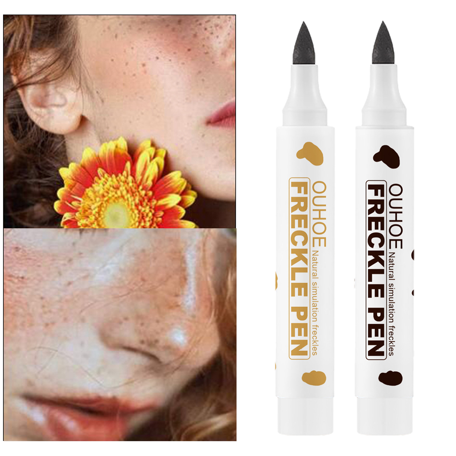 Women Girl Freckle Pen Waterproof Soft Dot Sopt Pen Effortless Sunkissed Makeup Pen
