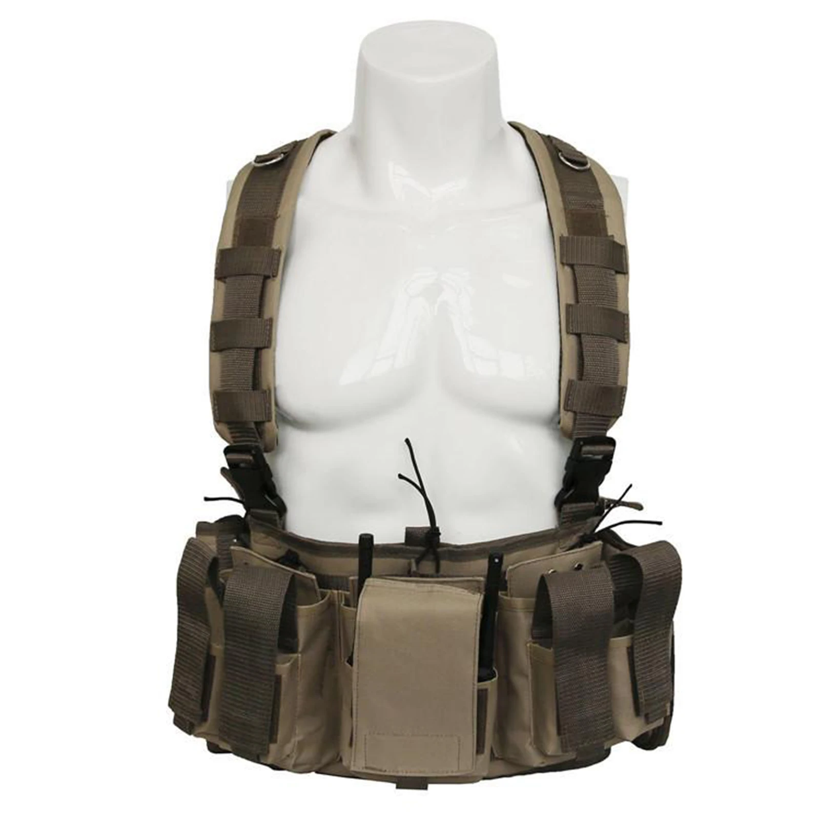 Adjustable Chest Rig  Hunting Tactical Vest  Molle Pouch Bag