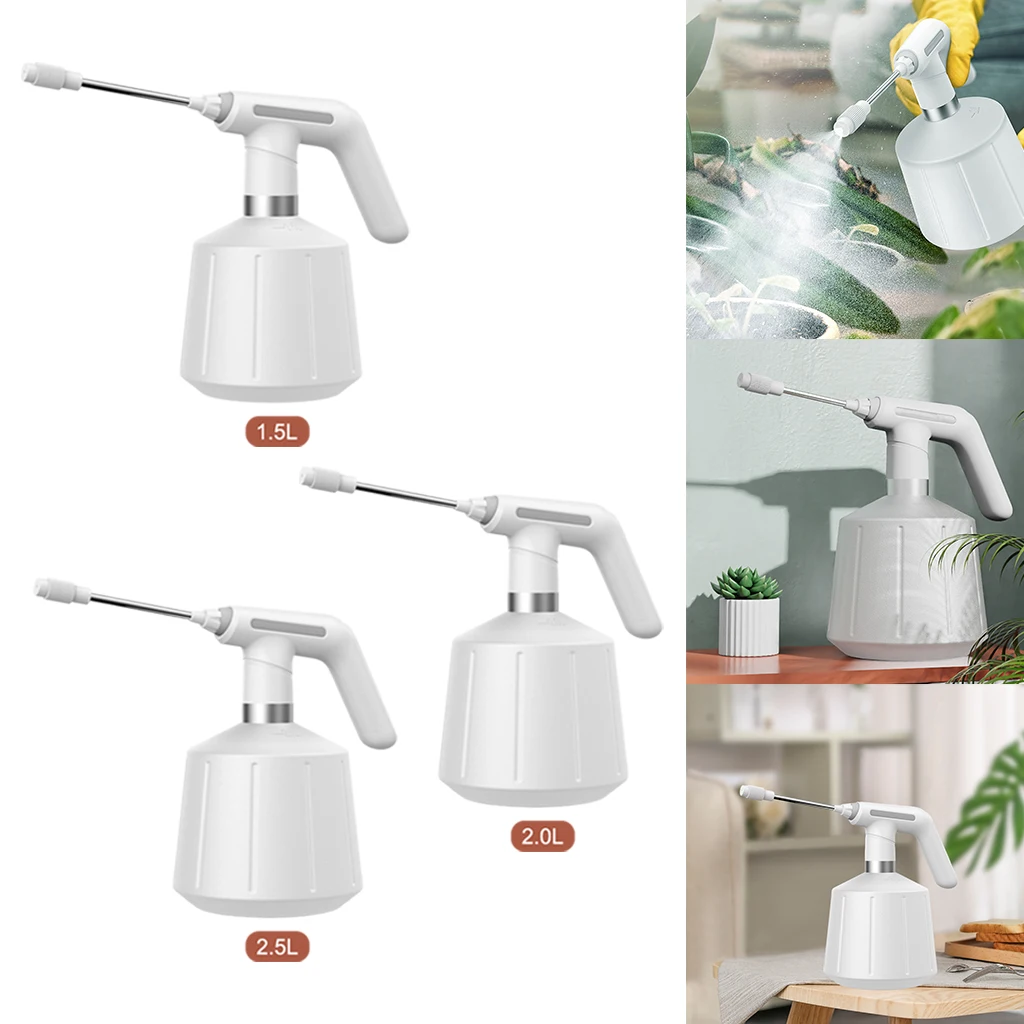 Large Hand-held Spray Pot Portable Adjustable Mist Nozzle Watering Can Sprayer Bottle Water Gardening Electric Disinfection