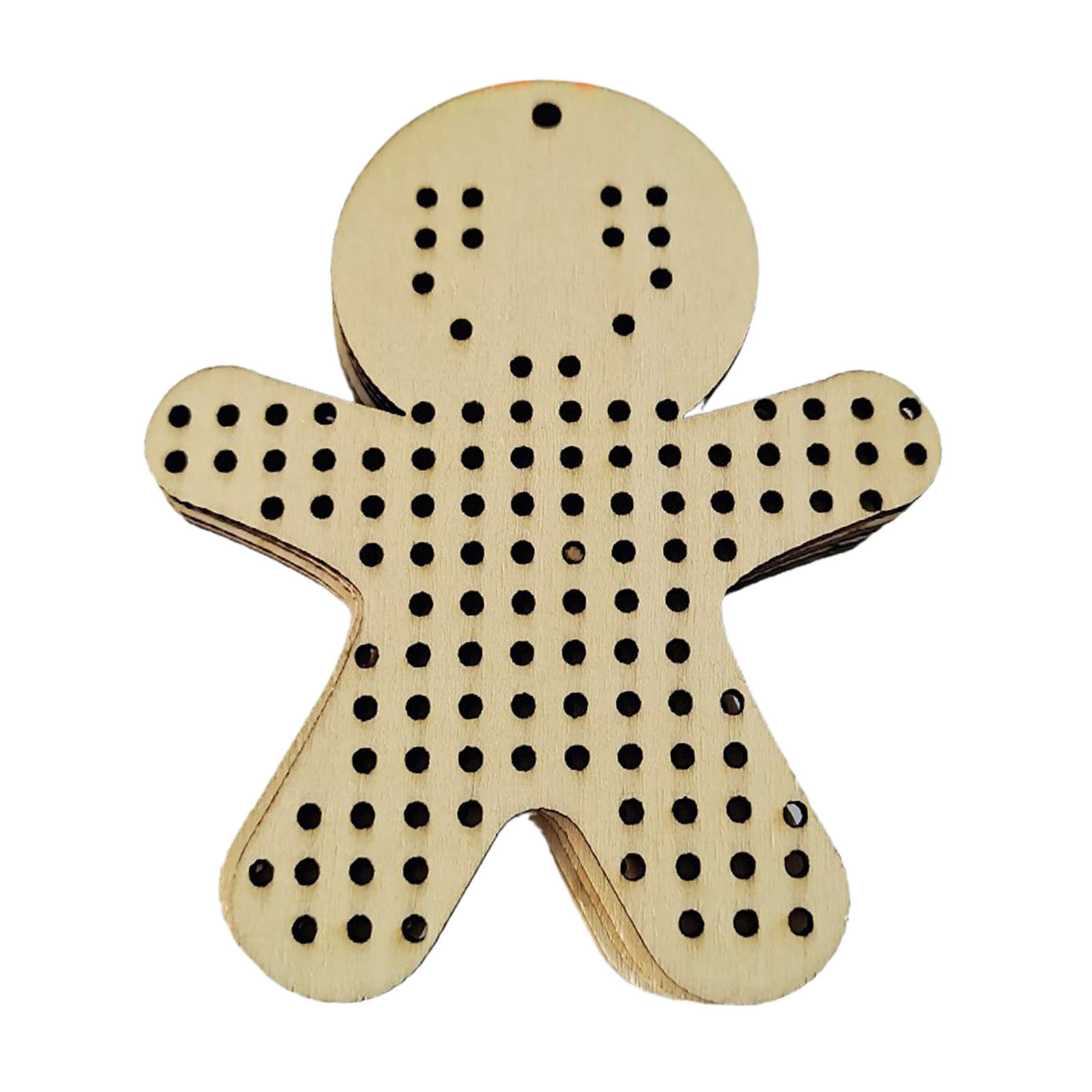 12Pcs Cross Stitch Pendant Blank Wood Shapes for Handmade Embroidery