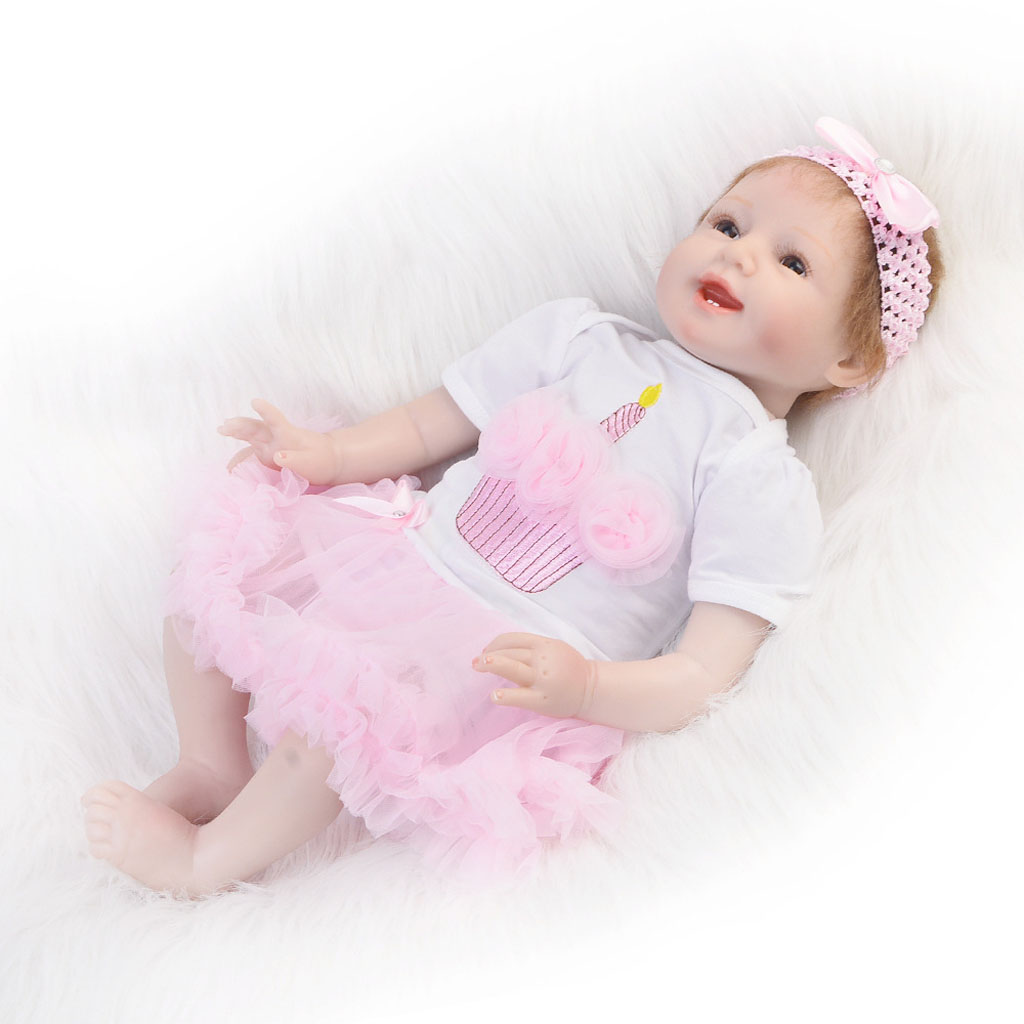 Cute Dress With Underpants Headband Set For 22''-23'' Nebworn Baby Dolls