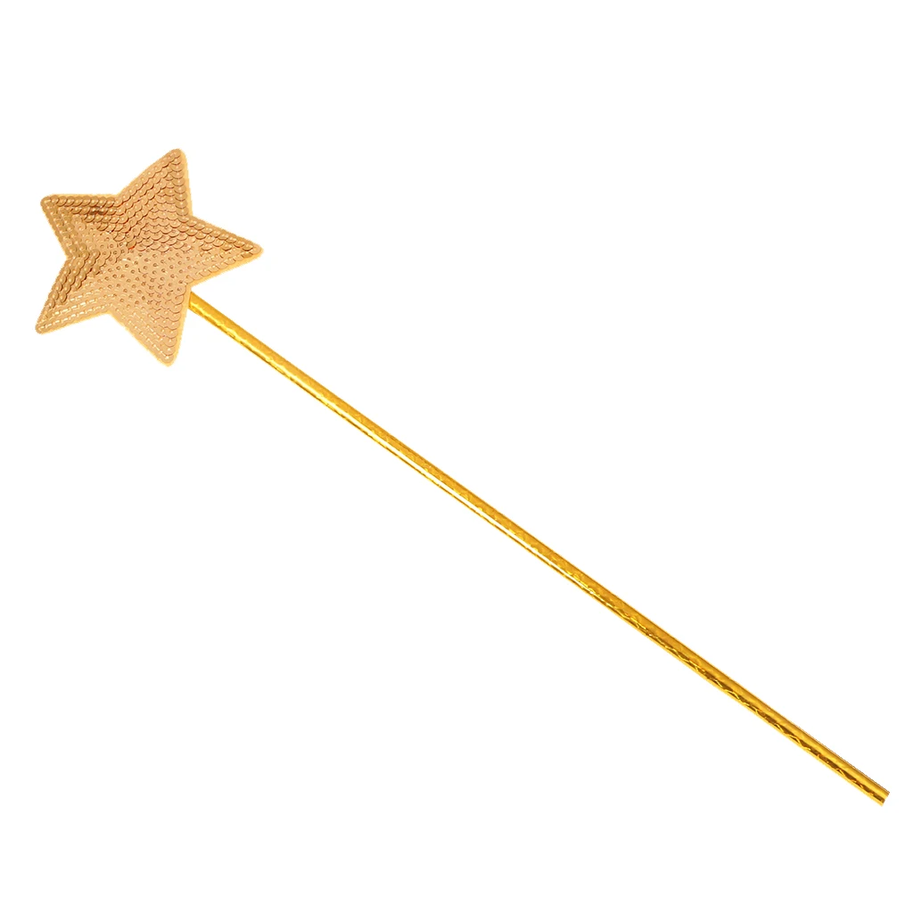 Fairy Wand Magic Wand,Star Shape Elf Forest Fairy Wood Elf Rod Staff Star Rod Carnival Accessory Costume