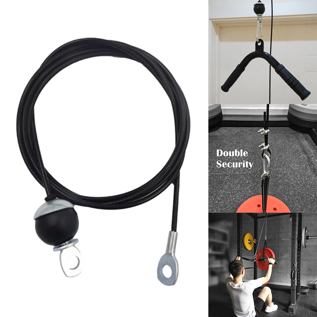 Heavy Duty Fitness DIY Pulley Cable Attachment for Triceps Shoulder Workout Gym