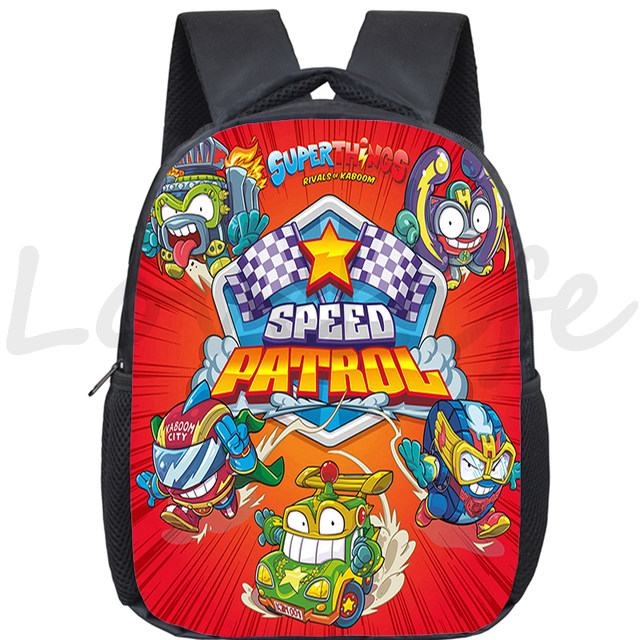 Superzings Backpack Kindergarten Rucksack Boys Girls Cartoon Bookbag Super  Things Serie 9 School Bags Mochila Kids Daily Daypack