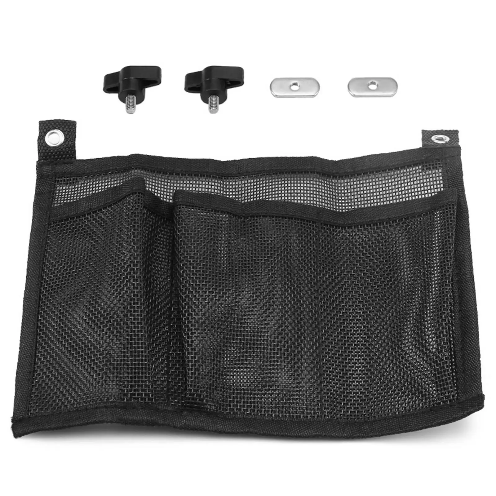 Kayak 3 Pocket Mesh Storage Pouch Sleeve Gear Beer Water Bottle Holder Bag